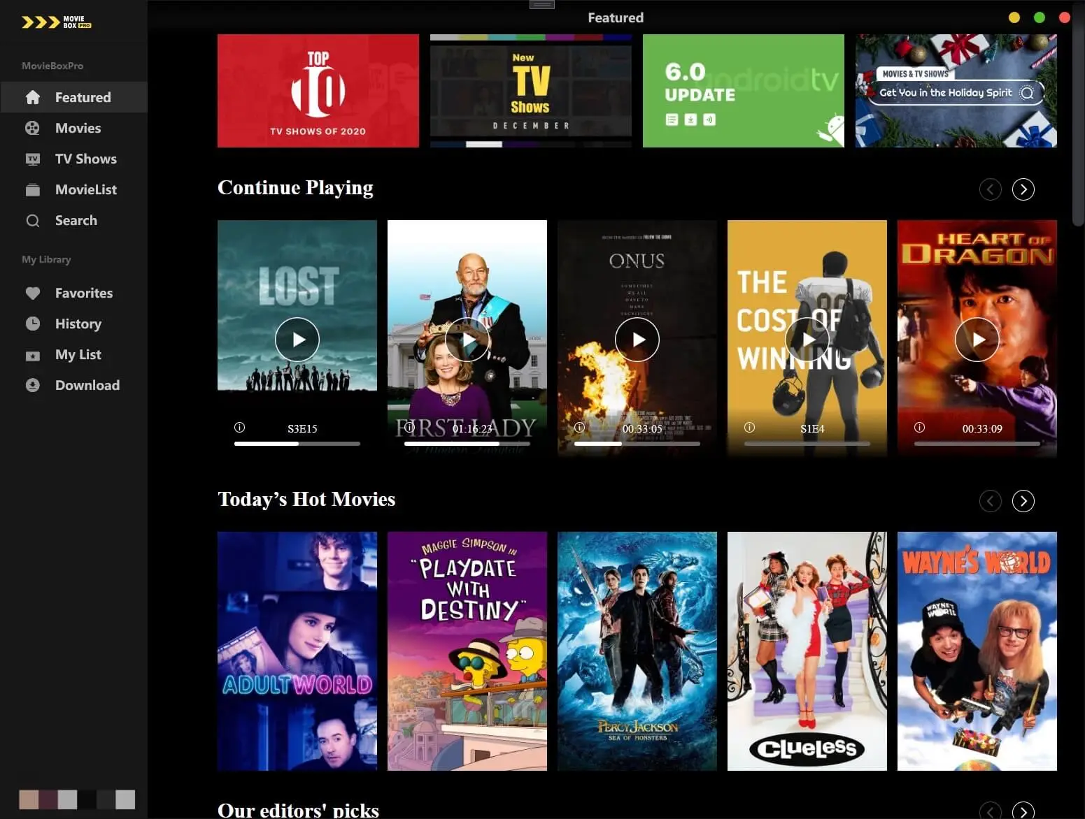 MovieBoxPro Windows App